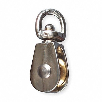 Swivel Eye Pulley Chrome