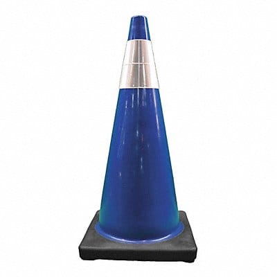 Traffic Cone Blue Reflective Collar 28