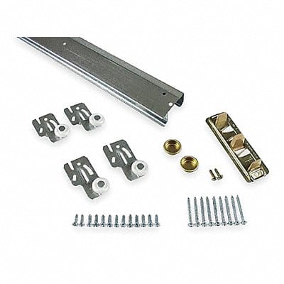 Door Hanger Kit Zinc 4 Wheels