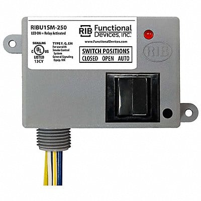 Enclosd Rly 10A SPST-N/O 10-30VAC/DC 208