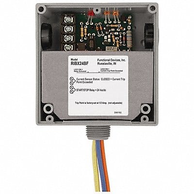 Enclsd 20A Rly/Adjustable Current Switch