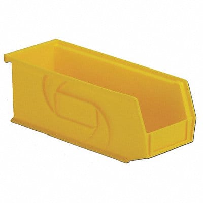 Hang and Stack Bin Yellow PP 4 in