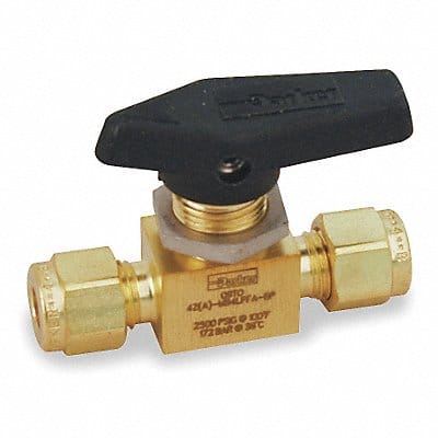 Brass Ball Valve Comp x Comp 1/4 in