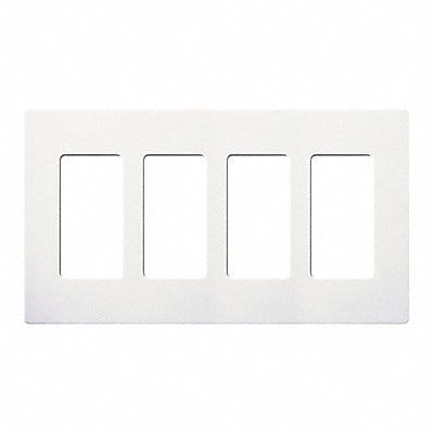 Wallplate 4-Gang Decora White