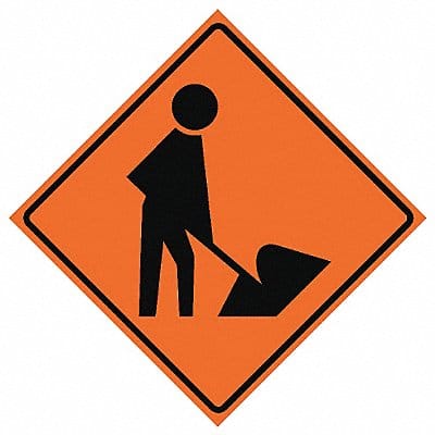 G7241 Workers Ahead Traffic Sign 36 x 36