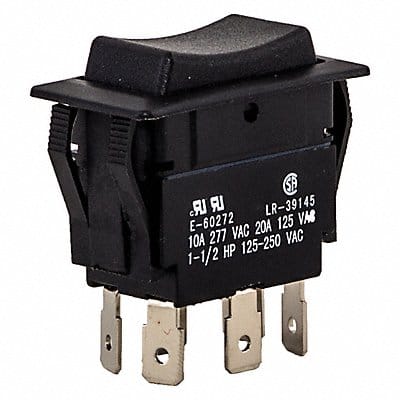 Rocker Switch Maintained Dpdt On-Off-On