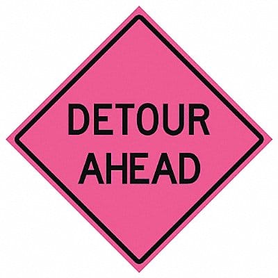 Detour Traffic Sign 48 x 48