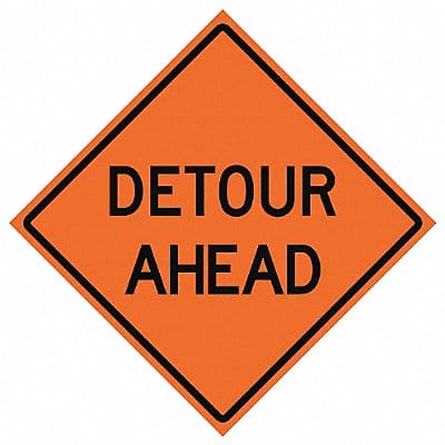 G7234 Detour Traffic Sign 48 x 48