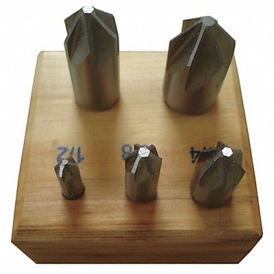 Countersink Set 5 PC 3 FL 82 Deg HSS