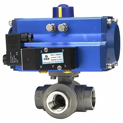 Ball Valve 1 1/2 In Double Acting SS