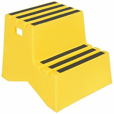 Polyethylene Step Stool Yellow 2 Step