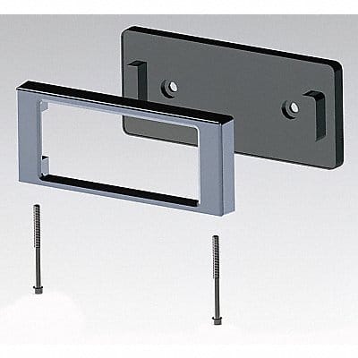 Transmitter pad wall mounting plate