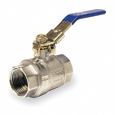 CP Brass Ball Valve Inline FNPT 1/2 in