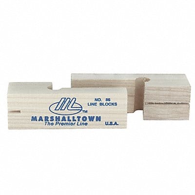 Line Blocks 3-3/4 In Hardwood Pair