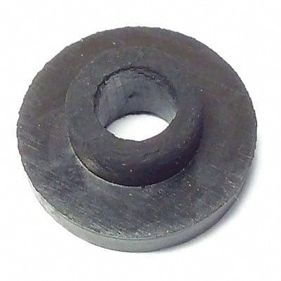 Step Bushing 1/2 Dia Black Rubber PK50