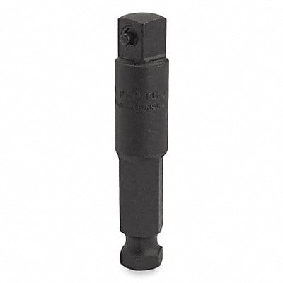 Pwr Socket Adapter Blk Oxd 7/16 in 1/2in