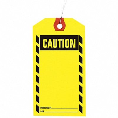 Inspection Tag Paper Caution PK1000