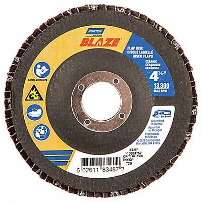 H7407 Fiber Disc 4 1/2 in Dia 7/8in Arbor