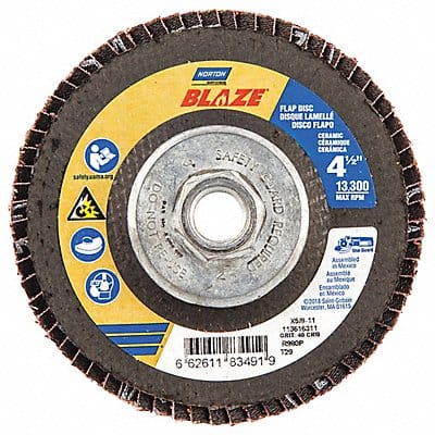 H7406 Fiber Disc 4 1/2 in Dia 5/8in Arbor