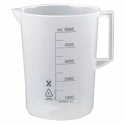 Beaker 5 L 260 mm H 201 mm Dia PK2