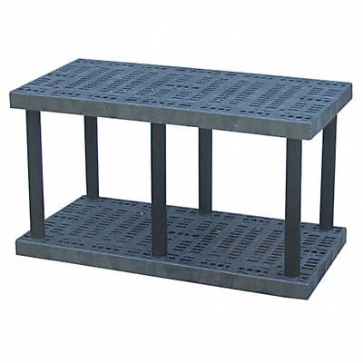 Plstc Shelf 24inx27inx48inShlfLdCp 340lb