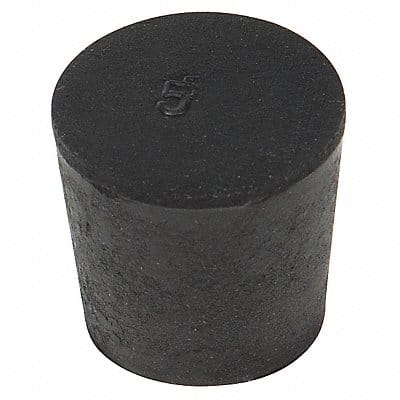 Stopper Sz 4 20 mm BDia Black 0 PK30