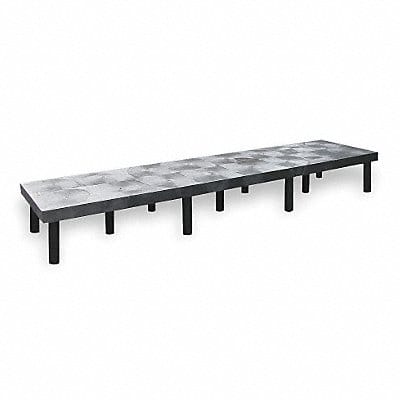 Dunnage Rack 2250 lb HDPE 96 W x 24 D