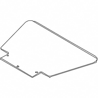 Nose Plate 18-1/2 W 9-1/2 D 350lb.