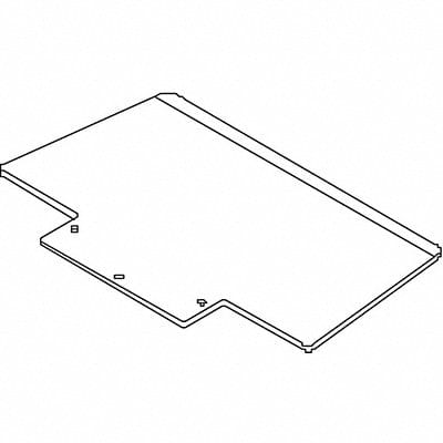 Nose Plate 18-1/2 W 9-1/2 D 350 lb.