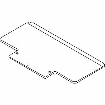 Nose Plate 18-1/2 W 10-1/2 D 350 lb.