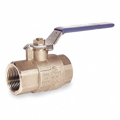 Brass Ball Valve Inline FNPT 1/4 in