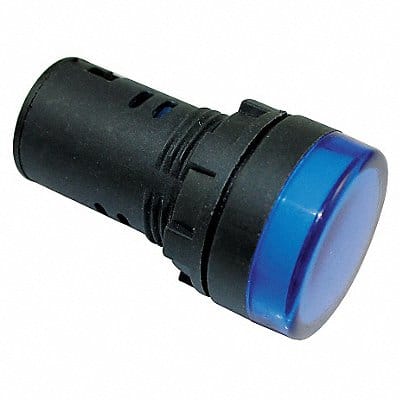 Raised Indicator Light 22mm 120V Blue