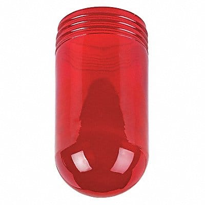 HazGlasGlobe 3 1/2 L 3 1/2 W 5 1/4 H Red