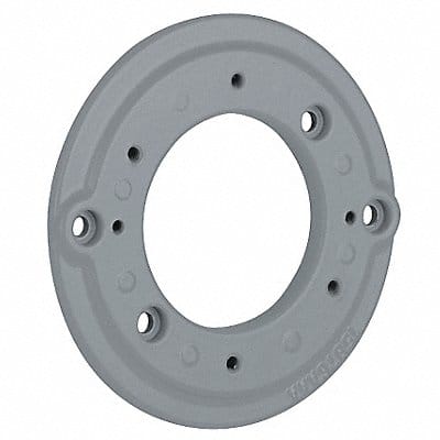 HazAdapterPlate 5 1/2 L 3 W 5 1/4 H Gray