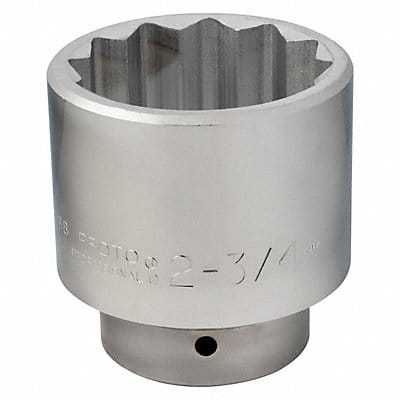 Socket Steel Satin 2 3/4 in