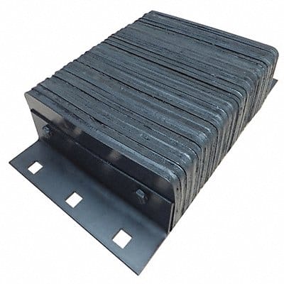 Dock Bumper 20x4-1/2x12 in Rubber