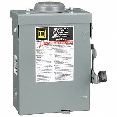 Safety Switch 240VAC 2PST 30 Amps AC