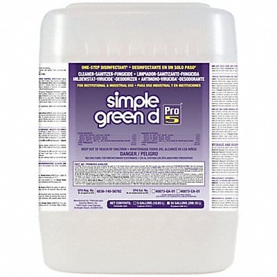 One-Step Disinfectant Unscented 5 gal