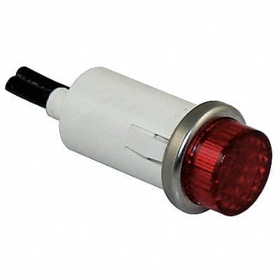 Raised Indicator Light Red 240V