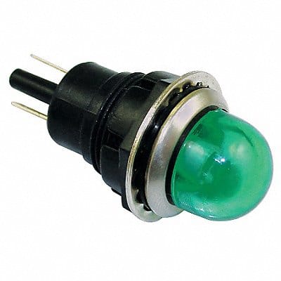 Raised Indicator Light Green 240V