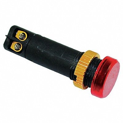 Raised Indicator Light 12mm 12V Red