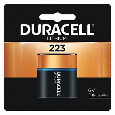 Battery Lithium Size 223 6VDC