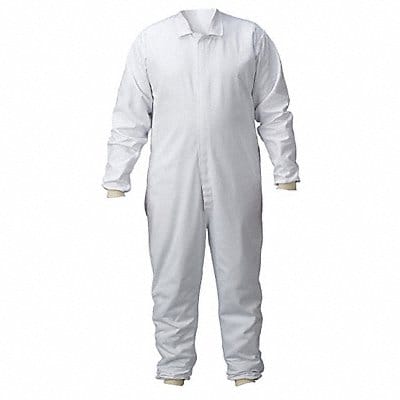 Lab Coverall Chest Sz 42 36x29 White