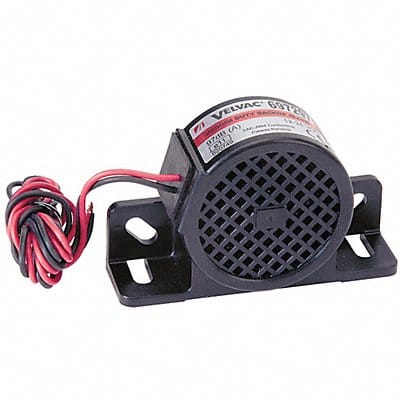 Back up Alarm 87dB Black 2-3/4 In H