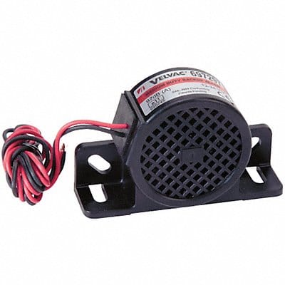 Back up Alarm 97dB Black 2-3/4 In H