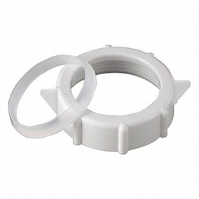 Nut/Washer Plastic 1 1/4 Pipe Size PK10