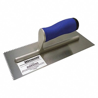 Notched Trowel 11 x 4-1/2 Steel