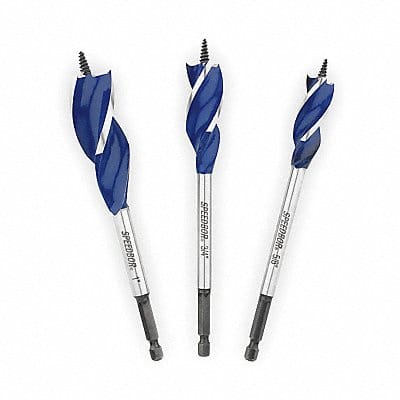 Spade Bit Set 5/8 to 1 3 pc.