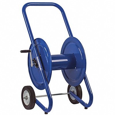 Hand Crank Hose Reel 225 ft 3/8 ID Blue