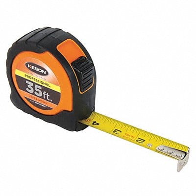 Tape Measure 1 In x 35 ft Orange/Black